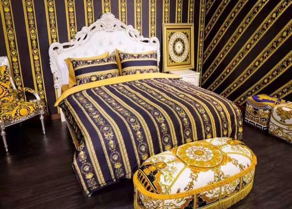 

Luxury de igner creative de ign cla ic 3d printing ignage v bedding et 4 piece 1 et home textile bedding upplie