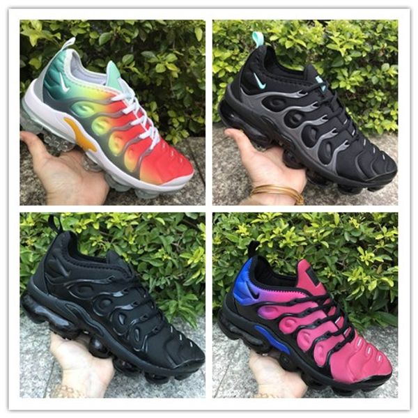 

New arrival men women hoe neaker tn plu breathable cu ion de inger ca ual running hoe ize eur36 46, Black