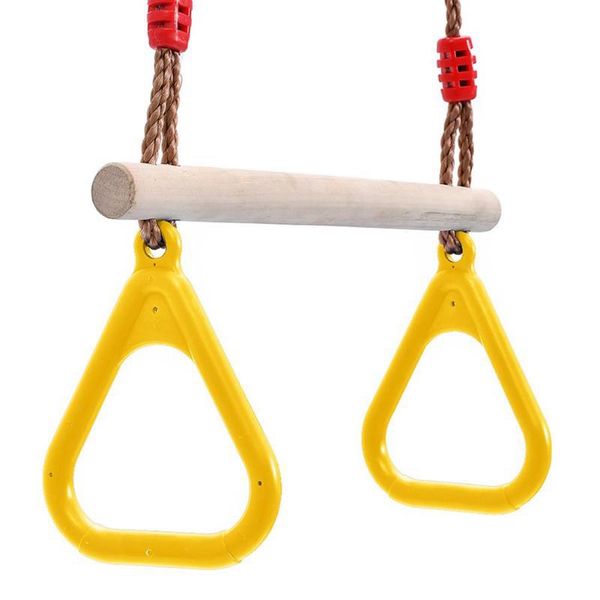 

new sale kids wooden hand rings outdoor swing toy gift sports fitness children supplies garden playground fun toy accessories