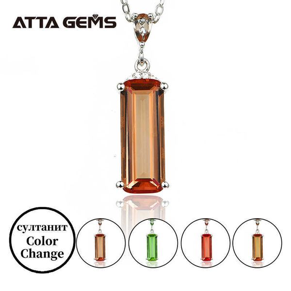 

sultanite color change sterling silver pendant for women special created diaspore birthday gifts party silver jewelry s925 cj191210