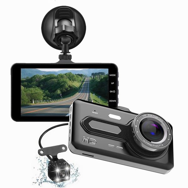 

car recorder touch screen 4 inch hd mini night vision motion detection 12 million pixels driving recorder car dvr