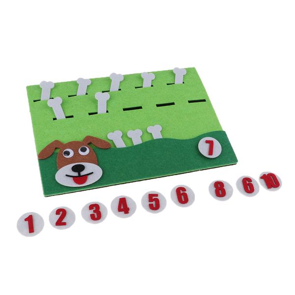 

non-woven felt fabric board kids toys for toddlers preschool teaching early education toy for number counting