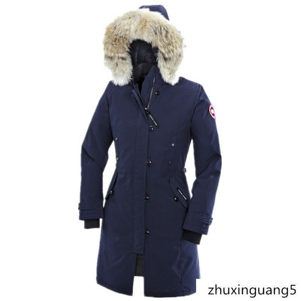 

Winter ro clair parker coat outdoor canada thick warm goo e down jacket ladie long ection lim windproof down parka