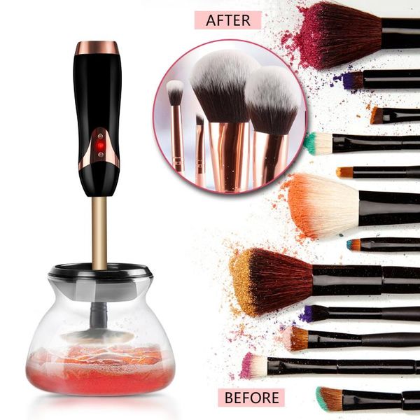 

10 seconds convenient electric usb makeup brush dryer cleaner device make up brushes washing cleanser cleaning machine tool