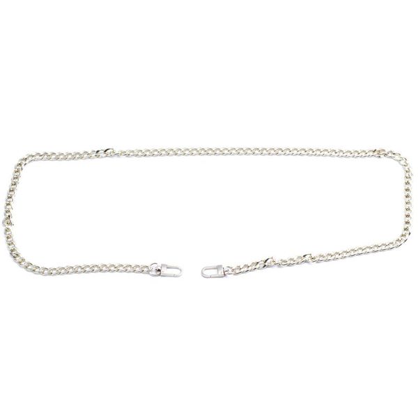 

exquisite flat chain for handbag or shoulder strapping bag light golden 100cm, Black