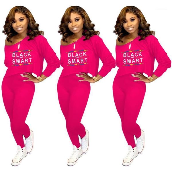 

pants 2pcs clothing sets black smart women autumn designer outfits letters printed, Gray