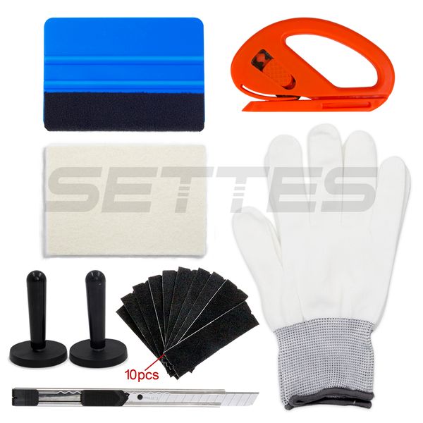 

felt squeegee magnet decals sticker vinyl car wrapping installation tool kit