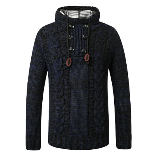 

мужские дизайнерские свитера мужские толстые с длинным рукавом пуловер свитер мальчики сплошной цвет куртки мужчины зима толстые пальто с ка, White;black