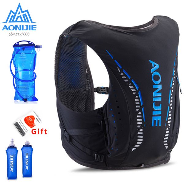 

new aonijie c958 advanced skin vest backpack hydration pack rucksack bag harness water bladder hiking running marathon race 8l