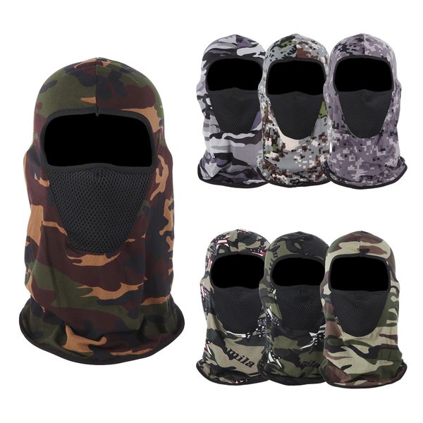 

1 pc camouflage windproof bicycle full mask fleece warm scarf balaclava cycling face mask climbing skiing fishing winter