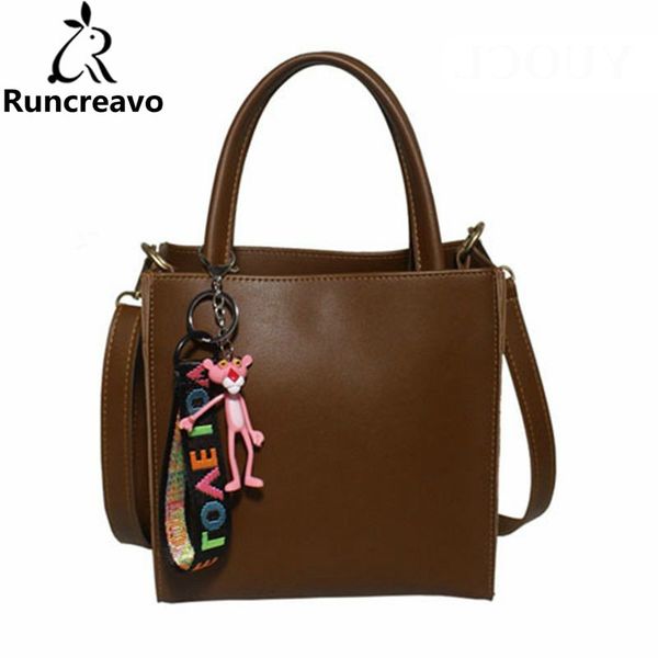 

2018 crossbody bags for women leather handbags luxury handbags women bags designer toy tassel shoulder tote bag bolsa sac a main