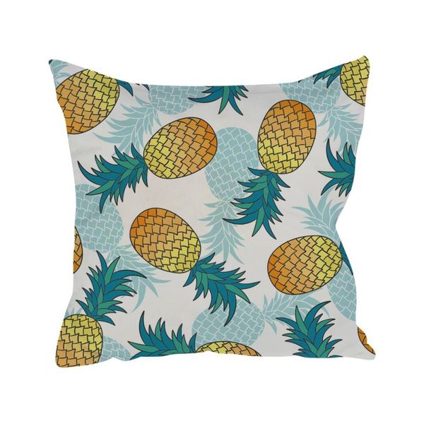 

plant printed square throw pillow cover decorative pillowcase home 45 x 45cm textile pillow case