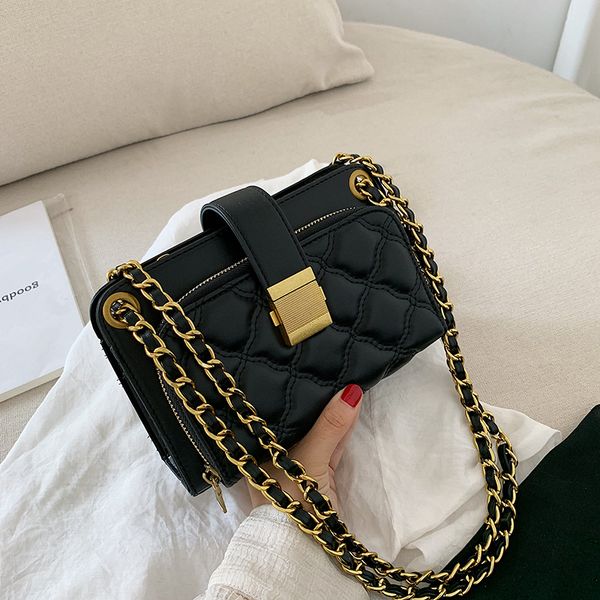 

малый мешок мешок женщин 2019 texture цепи малая площадь одного плеча косой satchel
