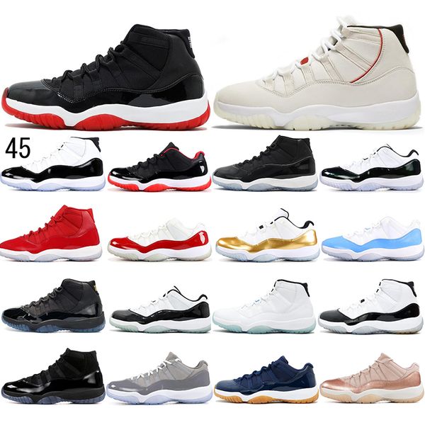 

with socks 11s platinum tint concord 45 mens basketball shoes 11 blackout stingray midnight navy bred space jams sports sneakers 35-47