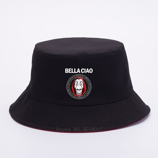 

la casa de papel bucket hat fishing outdoor hip hop cap men's summer for fisherman hat women new bone feminino, Blue;gray