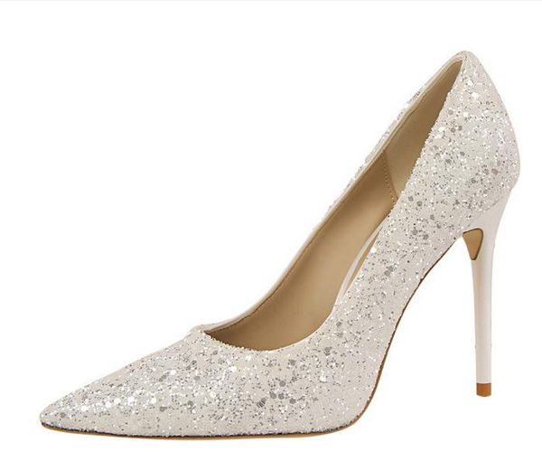 

2020 роскошь дизайнер женщин brand new designer медсестры обувь высокие каблуки размер 12 9.5cm кожаные остроносые платье насосы днища обувь, Black