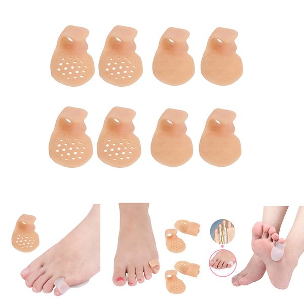 

4 pairs small toe onion protector small toe gel guard separator sleeve