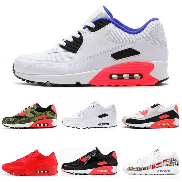 

New arrival 90 men running hoe triple black white u a oreo black croc men women trainer breathable port hoe ize 36 45