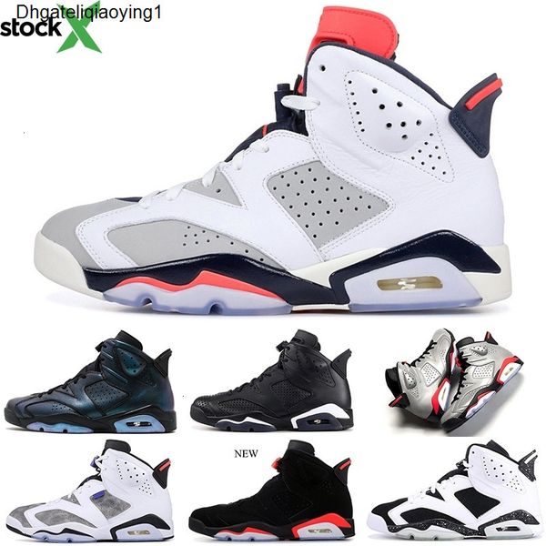 

2020 black infrared 6 6s basketball shoes reflective silver bred cny carmine tinker unc black cat pinnacle mens sports sneakers 7-13