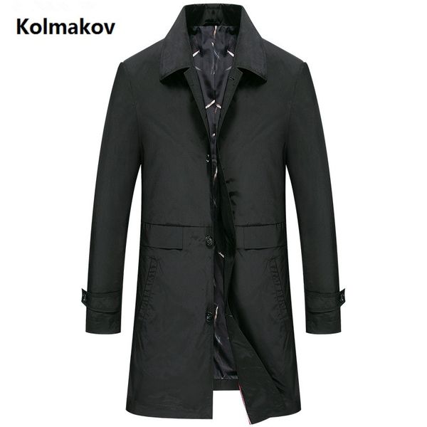 

2019 spring autumn coats mens casual fashion jacket men's windbreaker coat male trench coat men  to 3xl, Tan;black