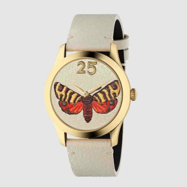 

ducci роскошные часы унисекс часы марки кварцевые часы g-timeless новая мода butterfly bee водонепроницаемые часы оптом, Slivery;brown