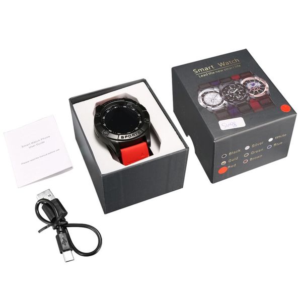 

smart watch sw98 bluetooth smart watch hd screen motor smartwatch with pedometer camera mic for android ios pk dz09 u8 in box