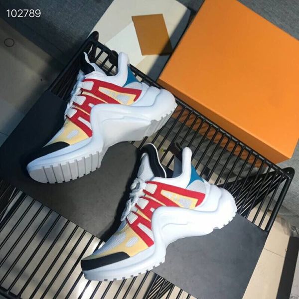 

ventilation men and women classic fashion mens designer shoes fashion luxury designer women shoes party platform casual sneakers 35-44, Black