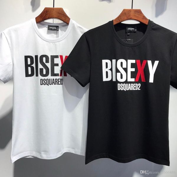 

весной и летом 2020ss последний стиль футболка, мужская досуг футболка, бренд высокого качества отдыха футболка dt540, White;black