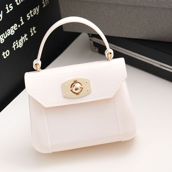 

2020 new summer fashion candy color jelly bag transparent shoulder bag mini handbag