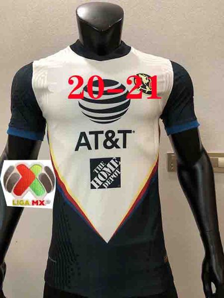 2020 Player Version G. Dos Santos 20 21 Home America Yellow Jersey Soccer R.SAMBUEZA P.AGUILAR ...