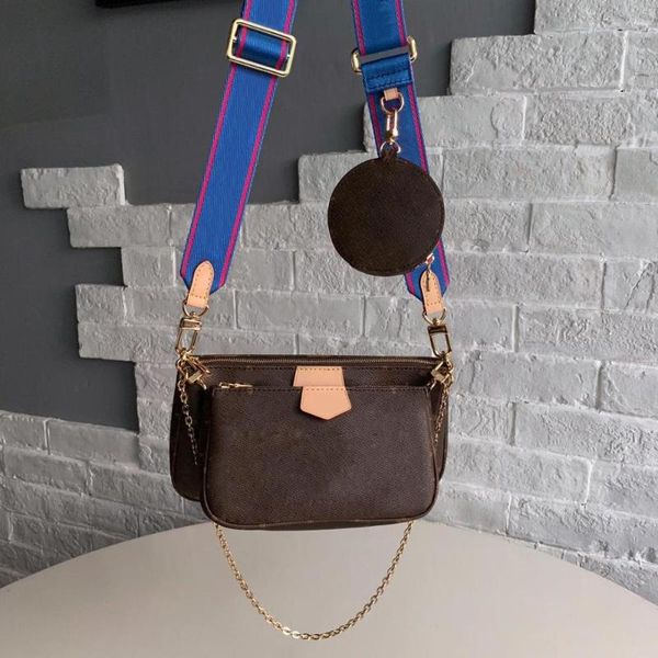 

2020 women's three-piece bag, high-quality -name leather handbags, women's fashion small shoulder bag