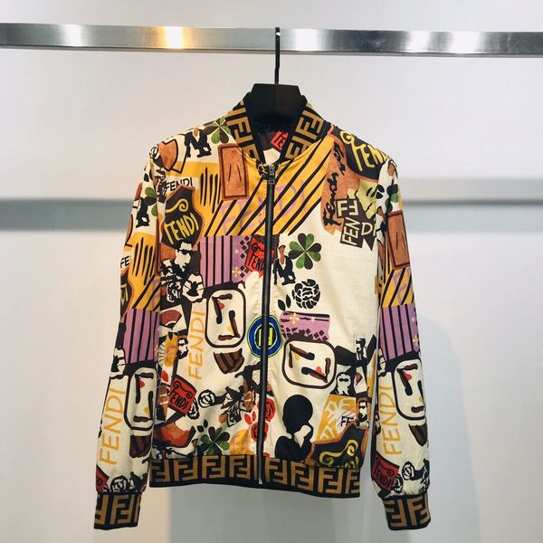 

2019 модные мужские дизайнерские куртки с рисунком печати мужские дизайнерские зимние пальто с длинными рукавами мода ветровка мужская роско, Black;brown