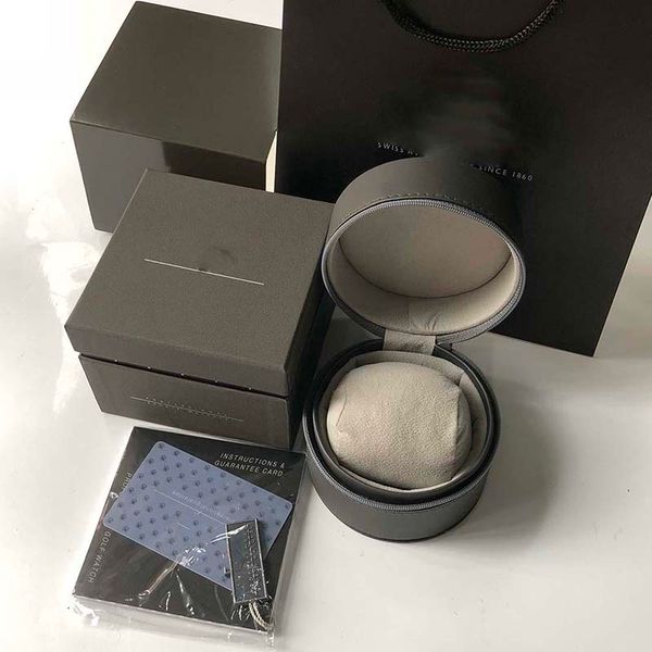 

good quality luxury mens wristwatches original box paper inner outer booklet card inman watches watch gift boxes, Black;blue