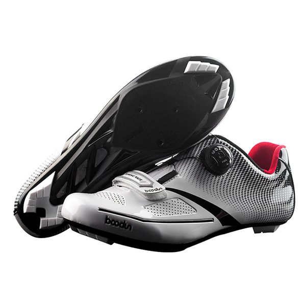 

2019 new road cycling shoe ultralight nylon tpu road bike athletic riding shoes breathable auto-lock bike bicycle shoes, Black