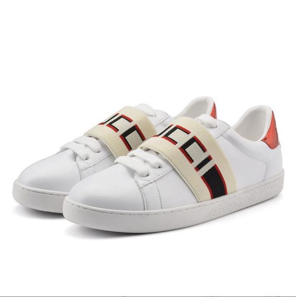 

2019 brand men's and women's sneakers loafers fashion designer g men women slip-on leather casual shoes outdoor zapatos walking sh, Black