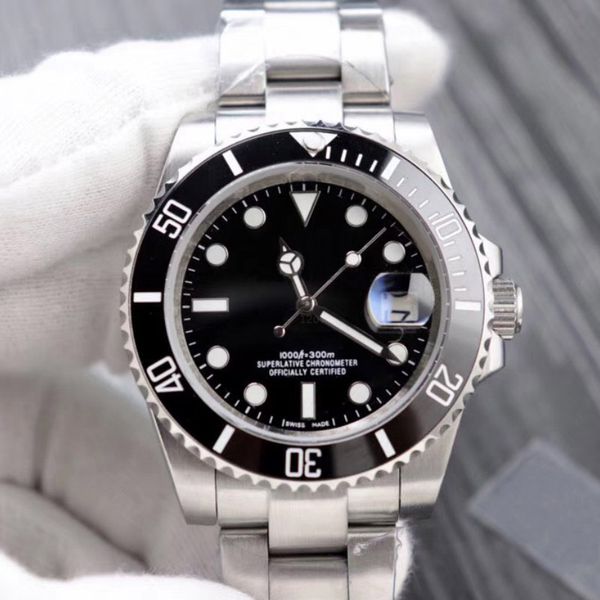 

sapphire luxury mens watches luxury men sapphire men watch automatic mechanical watch 40mm 116610 waterproof 30m sapphire wristwatch, Slivery;brown