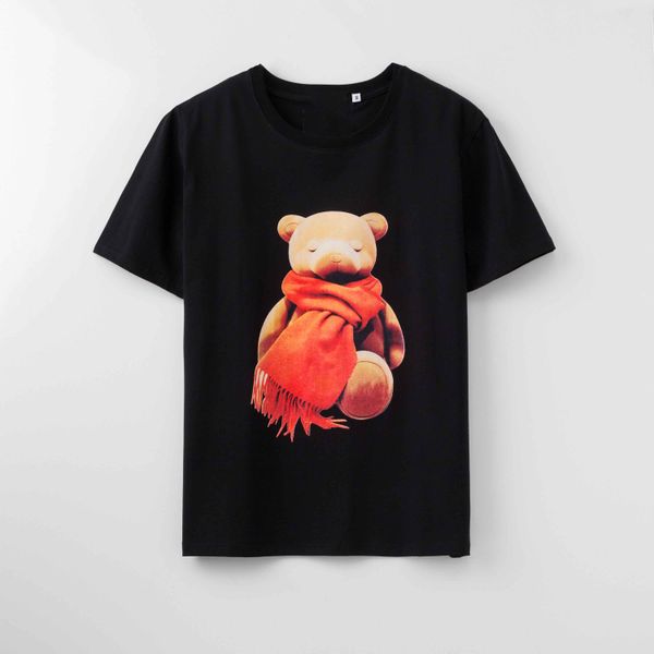 

20ss new designer women t shirts lovely bear print t shirt mens clothing brand short sleeve tshirt women s-2xl, White