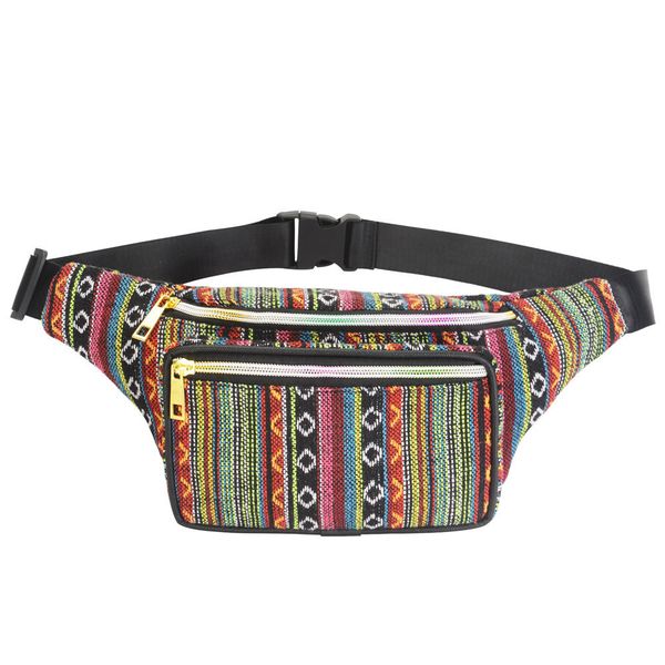 

fashion neutral sport waist bag female new multicolor waist packs trendy women belt bag female cangurera para la cintura #ll