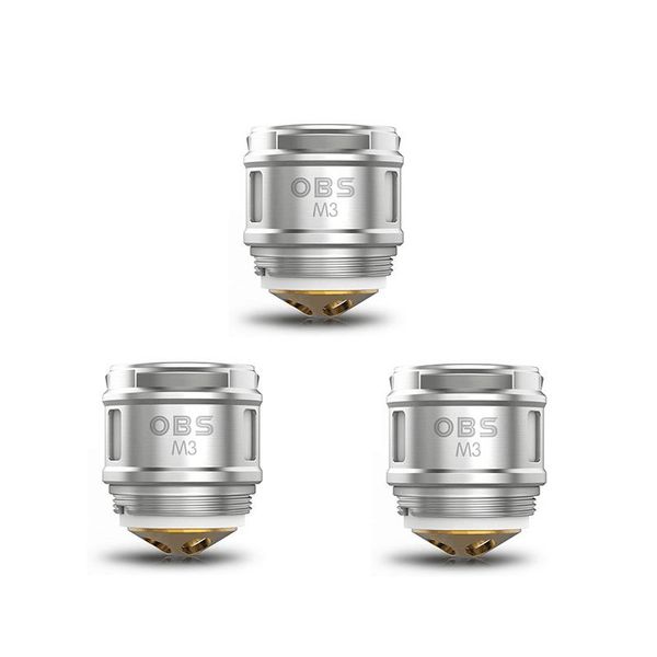 

Original OBS M3 Mesh Coil 0.15ohm Resistance fit Cube X Tank atomizer electronic cigarettes Coils Head DHL Free