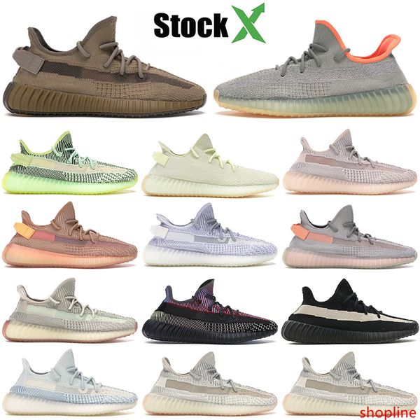

earth desert sage kanye west 3m black reflective static cinder yechiel clay tail marsh glow bred cream running shoes designer sneakers 5-13
