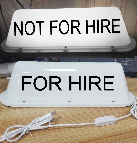 

автомобиль не для проката жестового rideshare светодиодные кабины top for hire логотип для таксист