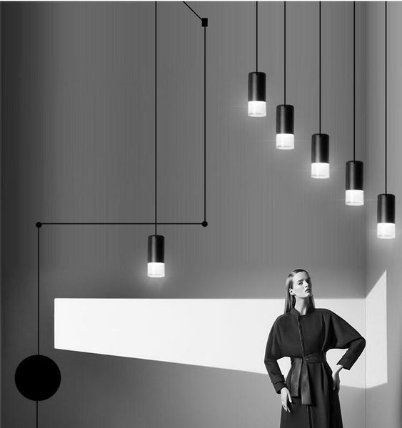 

nordic design iron line светодиодные подвесные светильники светильник творческий diy геометрическая линия дом люстры подвеска luminaria hang