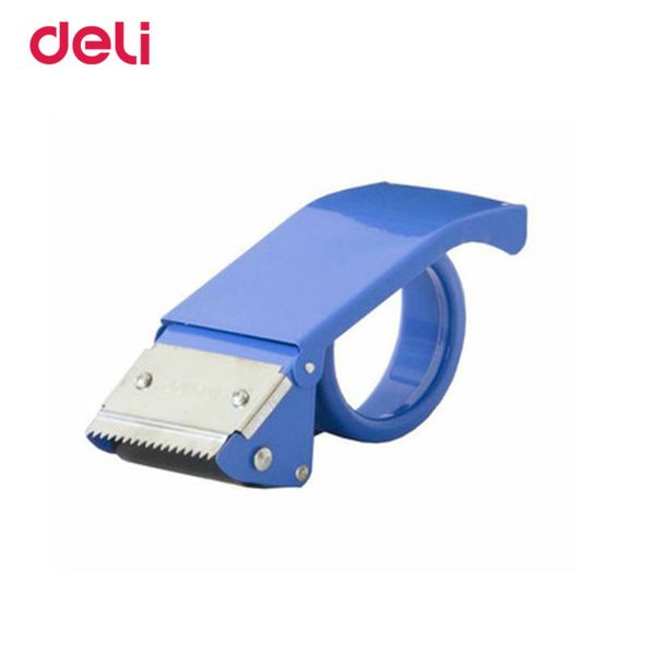 

deli tape dispenser for office supplies adhesive tape large width 48 mm cutter carton sealer portable