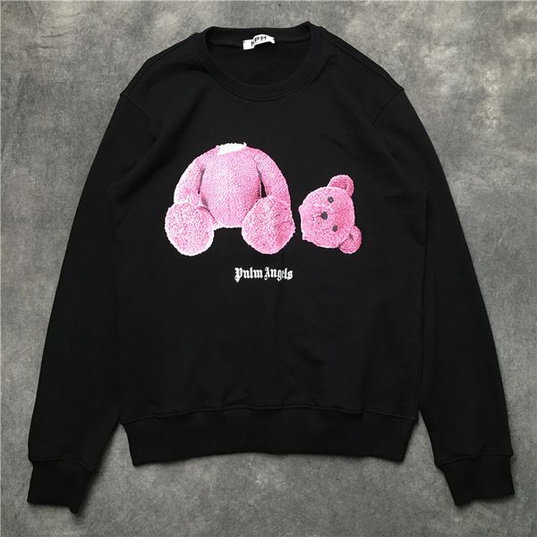 

brand mens designer hoodies giv new fashion brand luxury graffiti cartoon cartoon pink bear letter printed sanitary sweatshirts hoodie, White;black