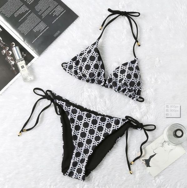 

2058 bikini set 2020 push up swimwear women brazilian swimsuit low waist biquini halter two pieces bathing suit, White;black