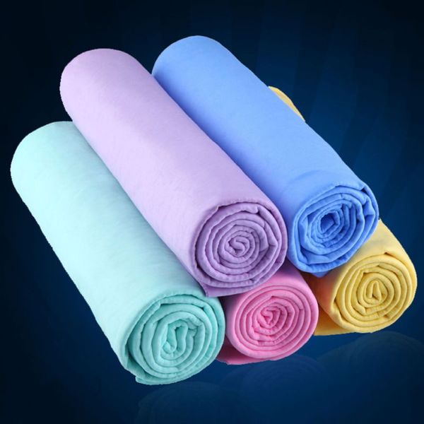 

auto care synthetic deerskin pva quick drying chamois auto cleaningtowel washcloth sponge chamois