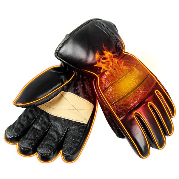 

rechargeable ski gloves outdoor heated gloves winter cycling warm heating glove insulated hand warmers skiing climbing riding