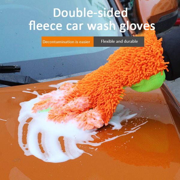 

мягкой микрофибры автомобиля окно стиральная перчатки стекло лобовое shwash автоматический инструмент уход чистка и полировка автомобиля дом