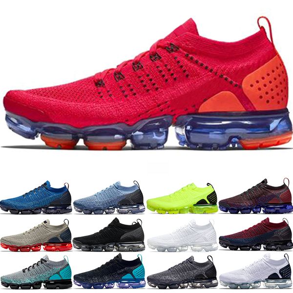 

Nike Air Vapormax 2019 Xamropav 2.0 Мужчины Женщины Кроссовки Тройной Черный Белый Олимпийский К