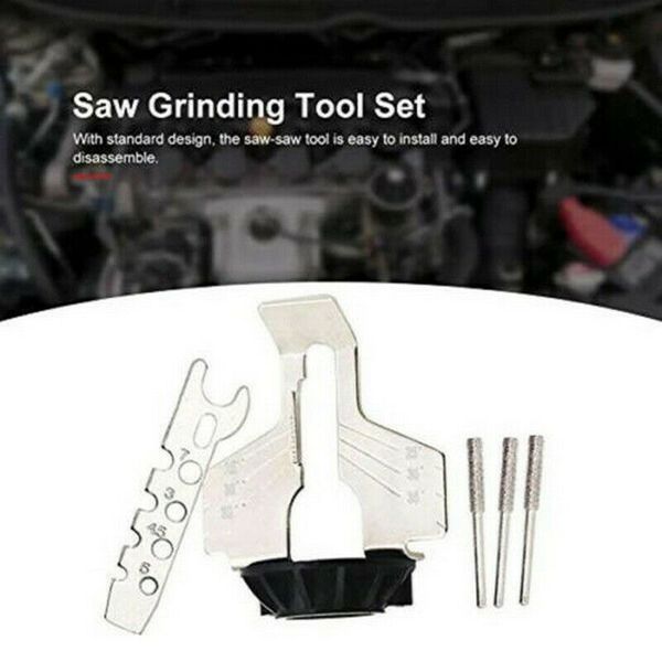 

2019 5pcs grinding tool sharpening attachment accessory kit saw serrated set s7 #5